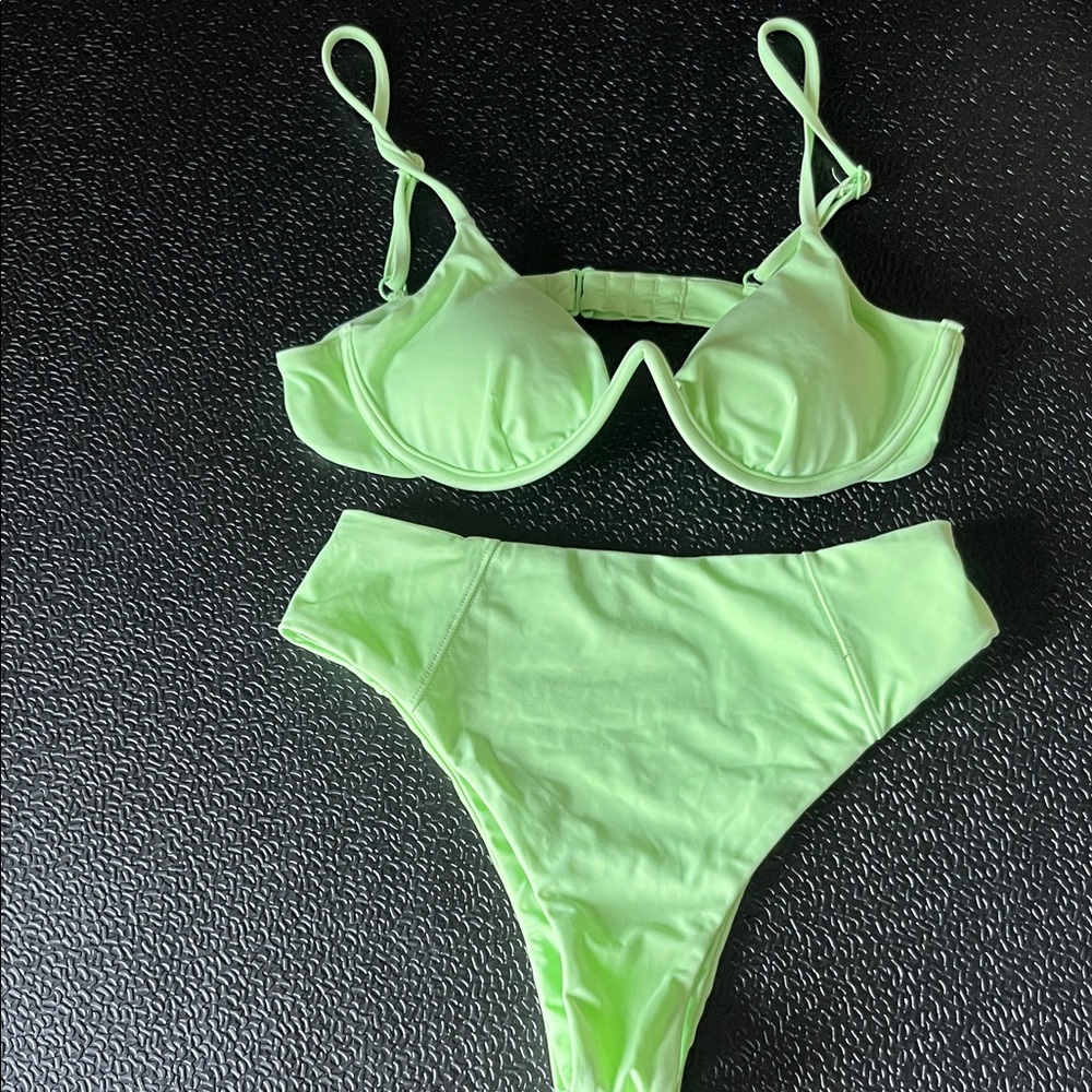 RVCA Light Green Bikini Set